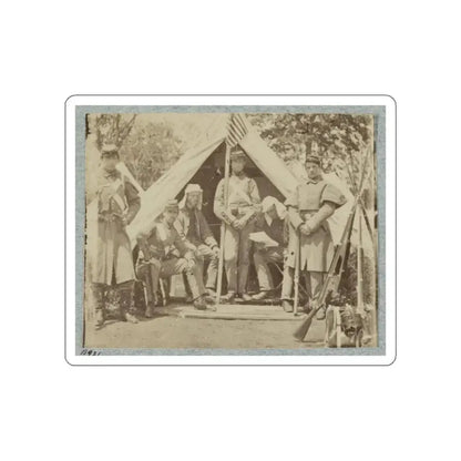 7th New York State Militia, Camp Cameron, D.C., 1861 009 (U.S. Civil War) STICKER Vinyl Die-Cut Decal - The Sticker Space