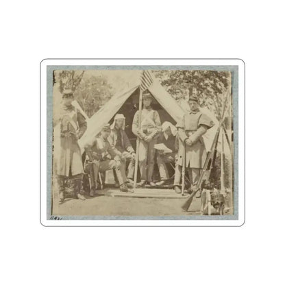 7th New York State Militia, Camp Cameron, D.C., 1861 009 (U.S. Civil War) STICKER Vinyl Die-Cut Decal White Die-Cut 2 Inch - The Sticker Space