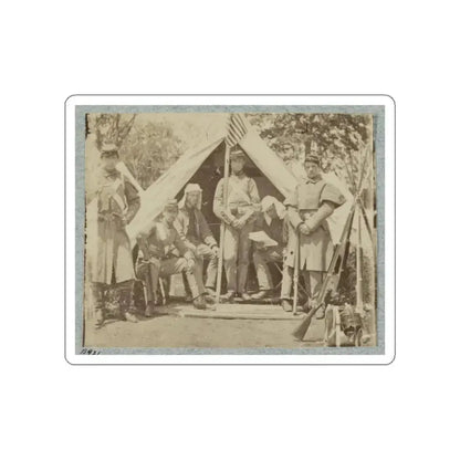 7th New York State Militia, Camp Cameron, D.C., 1861 009 (U.S. Civil War) STICKER Vinyl Die-Cut Decal White Die-Cut 3 Inch - The Sticker Space