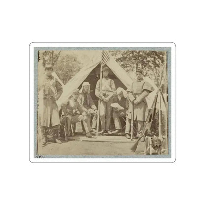 7th New York State Militia, Camp Cameron, D.C., 1861 009 (U.S. Civil War) STICKER Vinyl Die-Cut Decal White Die-Cut 6 Inch - The Sticker Space