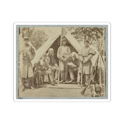 7Th New York State Militia, Camp Cameron, D.C., 1861 009 (U.S. Civil War) STICKER Vinyl Kiss-Cut Decal 4 Inch White - The Sticker Space