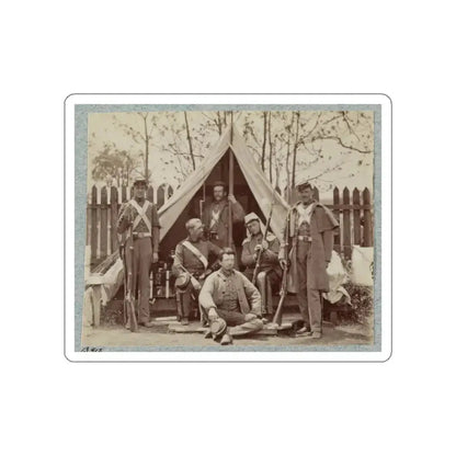 7th New York State Militia, Camp Cameron, D.C., 1861 010 (U.S. Civil War) STICKER Vinyl Die-Cut Decal - The Sticker Space