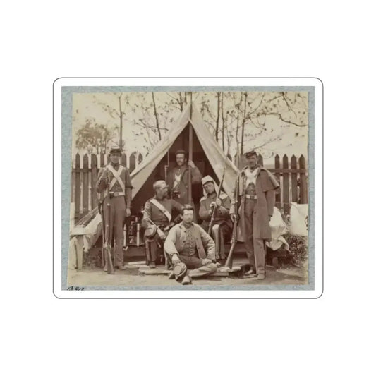 7th New York State Militia, Camp Cameron, D.C., 1861 010 (U.S. Civil War) STICKER Vinyl Die-Cut Decal White Die-Cut 2 Inch - The Sticker Space