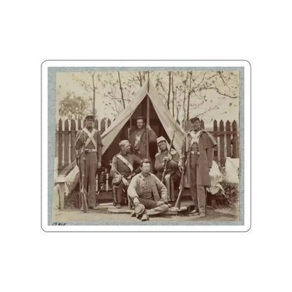 7th New York State Militia, Camp Cameron, D.C., 1861 010 (U.S. Civil War) STICKER Vinyl Die-Cut Decal White Die-Cut 3 Inch - The Sticker Space