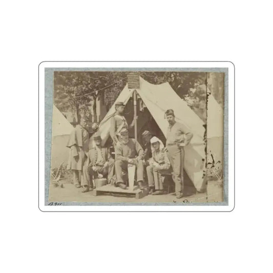 7th New York State Militia, Camp Cameron, D.C., 1861 011 (U.S. Civil War) STICKER Vinyl Die-Cut Decal White Die-Cut 2 Inch - The Sticker Space