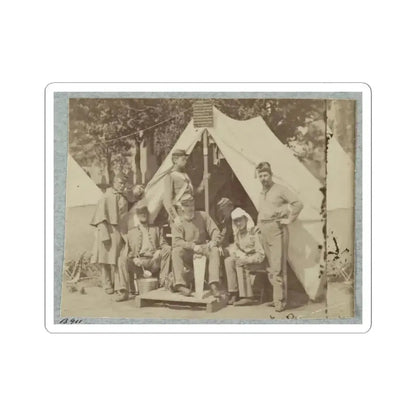 7Th New York State Militia, Camp Cameron, D.C., 1861 011 (U.S. Civil War) STICKER Vinyl Kiss-Cut Decal 3 Inch White - The Sticker Space