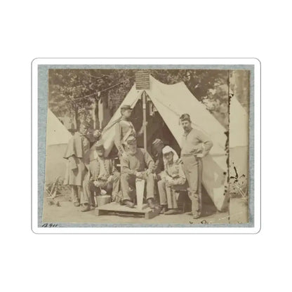 7Th New York State Militia, Camp Cameron, D.C., 1861 011 (U.S. Civil War) STICKER Vinyl Kiss-Cut Decal 6 Inch White - The Sticker Space