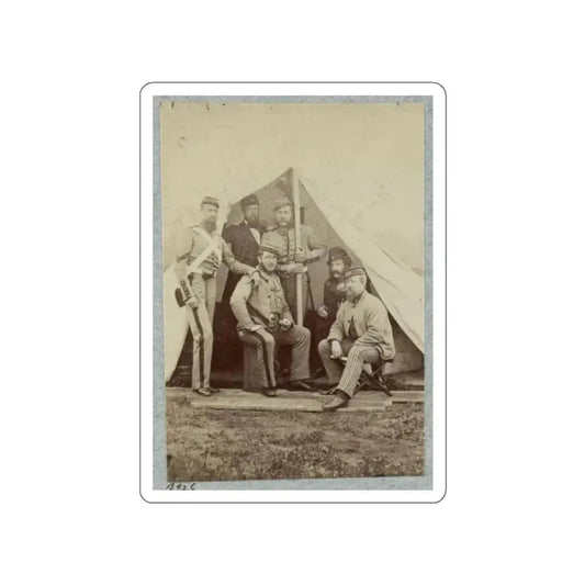 7th New York State Militia, Camp Cameron, D.C., 1861 012 (U.S. Civil War) STICKER Vinyl Die-Cut Decal White Die-Cut 2 Inch - The Sticker Space