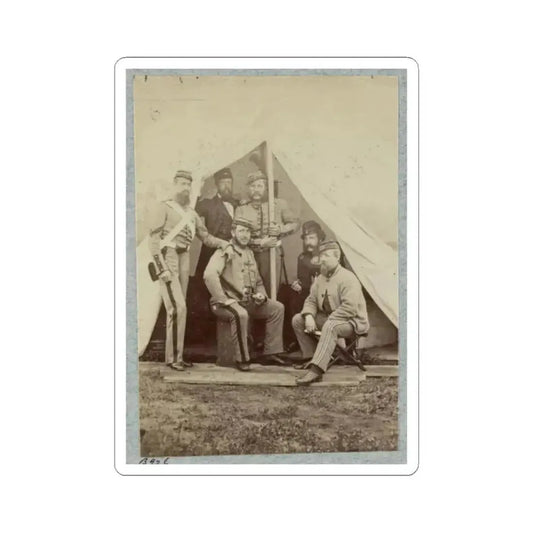 7Th New York State Militia, Camp Cameron, D.C., 1861 012 (U.S. Civil War) STICKER Vinyl Kiss-Cut Decal 2 Inch White - The Sticker Space