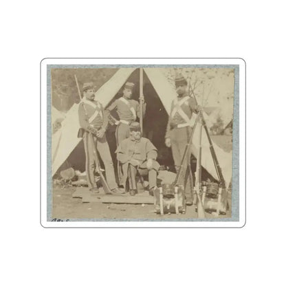 7th New York State Militia, Camp Cameron, D.C., 1861 013 (U.S. Civil War) STICKER Vinyl Die-Cut Decal - The Sticker Space