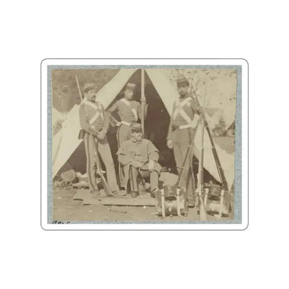7th New York State Militia, Camp Cameron, D.C., 1861 013 (U.S. Civil War) STICKER Vinyl Die-Cut Decal White Die-Cut 3 Inch - The Sticker Space