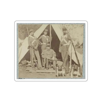 7th New York State Militia, Camp Cameron, D.C., 1861 013 (U.S. Civil War) STICKER Vinyl Die-Cut Decal White Die-Cut 4 Inch - The Sticker Space