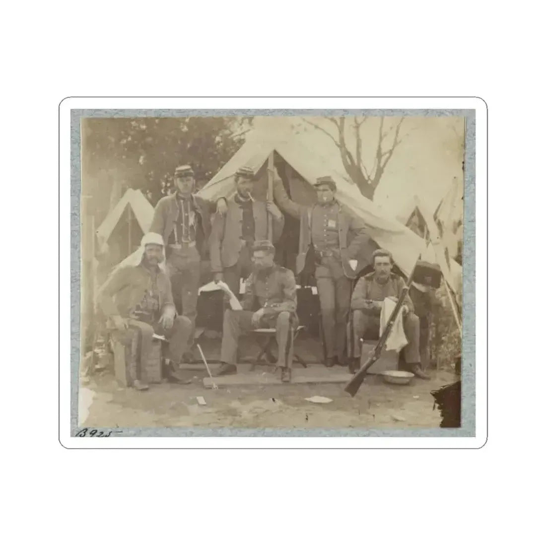 7Th New York State Militia, Camp Cameron, D.C., 1861 014 (U.S. Civil War) STICKER Vinyl Kiss-Cut Decal 4 Inch White - The Sticker Space