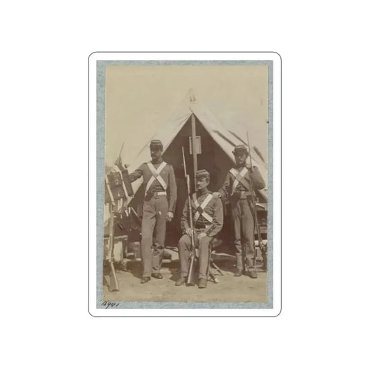 7th New York State Militia, Camp Cameron, D.C., 1861 015 (U.S. Civil War) STICKER Vinyl Die-Cut Decal White Die-Cut 2 Inch - The Sticker Space