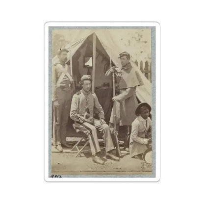 7Th New York State Militia, Camp Cameron, D.C., 1861 016 (U.S. Civil War) STICKER Vinyl Kiss-Cut Decal 3 Inch White - The Sticker Space