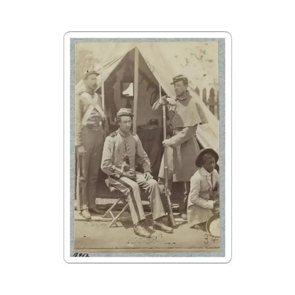 7Th New York State Militia, Camp Cameron, D.C., 1861 016 (U.S. Civil War) STICKER Vinyl Kiss-Cut Decal 4 Inch White - The Sticker Space