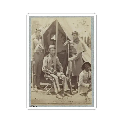 7Th New York State Militia, Camp Cameron, D.C., 1861 016 (U.S. Civil War) STICKER Vinyl Kiss-Cut Decal 6 Inch White - The Sticker Space