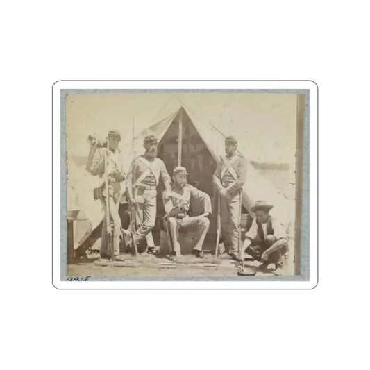 7th New York State Militia, Camp Cameron, D.C., 1861 018 (U.S. Civil War) STICKER Vinyl Die-Cut Decal White Die-Cut 2 Inch - The Sticker Space