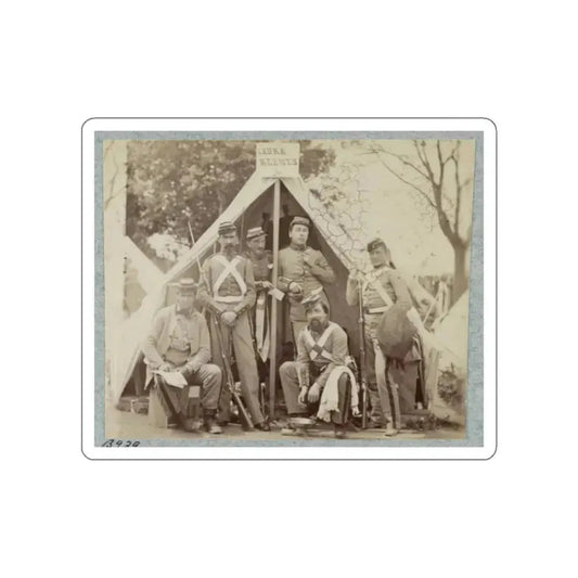 7th New York State Militia, Camp Cameron, D.C., 1861 019 (U.S. Civil War) STICKER Vinyl Die-Cut Decal White Die-Cut 2 Inch - The Sticker Space