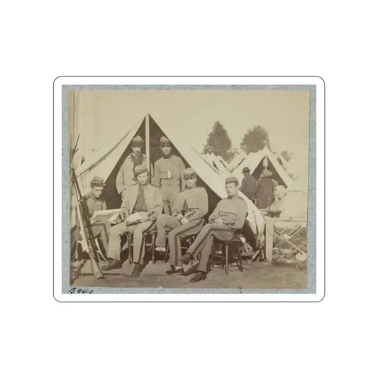7th New York State Militia, Camp Cameron, D.C., 1861 020 (U.S. Civil War) STICKER Vinyl Die-Cut Decal White Die-Cut 2 Inch - The Sticker Space