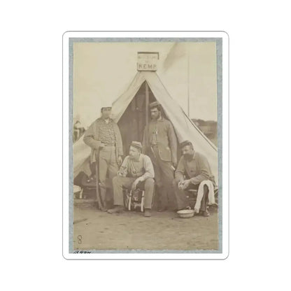 7Th New York State Militia, Camp Cameron, D.C., 1861 021 (U.S. Civil War) STICKER Vinyl Kiss-Cut Decal 6 Inch White - The Sticker Space