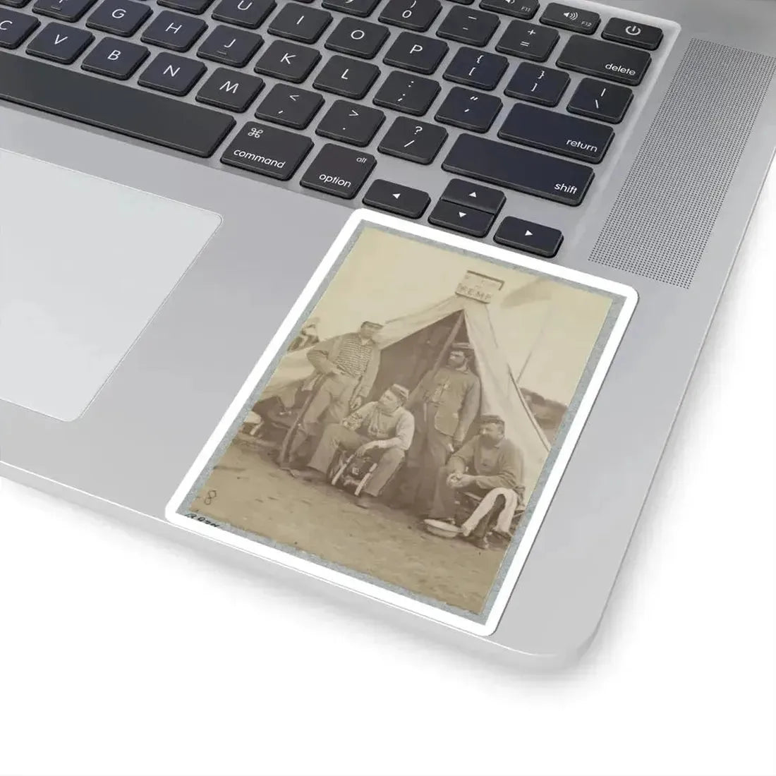 7Th New York State Militia, Camp Cameron, D.C., 1861 021 (U.S. Civil War) STICKER Vinyl Kiss-Cut Decal - The Sticker Space