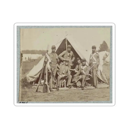7Th New York State Militia, Camp Cameron, D.C., 1861 022 (U.S. Civil War) STICKER Vinyl Kiss-Cut Decal 4 Inch White - The Sticker Space