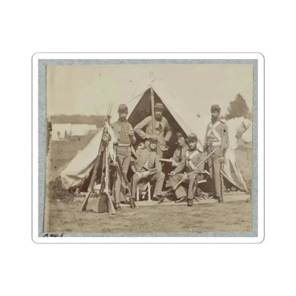7Th New York State Militia, Camp Cameron, D.C., 1861 022 (U.S. Civil War) STICKER Vinyl Kiss-Cut Decal 6 Inch White - The Sticker Space
