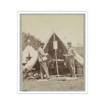 7Th New York State Militia, Camp Cameron, D.C., 1861 025 (U.S. Civil War) STICKER Vinyl Kiss-Cut Decal 3 Inch White - The Sticker Space