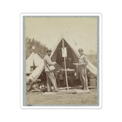 7Th New York State Militia, Camp Cameron, D.C., 1861 025 (U.S. Civil War) STICKER Vinyl Kiss-Cut Decal 4 Inch White - The Sticker Space