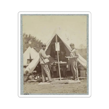 7Th New York State Militia, Camp Cameron, D.C., 1861 025 (U.S. Civil War) STICKER Vinyl Kiss-Cut Decal 6 Inch White - The Sticker Space
