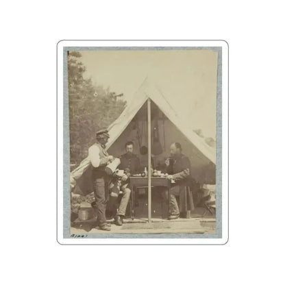 7th New York State Militia, Camp Cameron, D.C., 1861 026 (U.S. Civil War) STICKER Vinyl Die-Cut Decal White Die-Cut 6 Inch - The Sticker Space