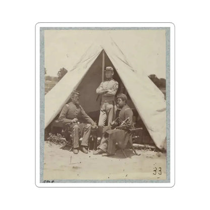 7Th New York State Militia, Camp Cameron, D.C., 1861 027 (U.S. Civil War) STICKER Vinyl Kiss-Cut Decal 3 Inch White - The Sticker Space