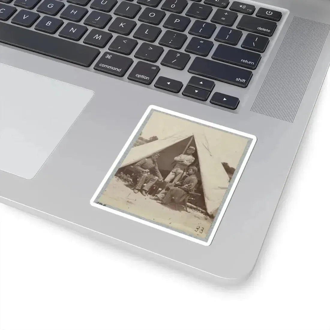 7Th New York State Militia, Camp Cameron, D.C., 1861 027 (U.S. Civil War) STICKER Vinyl Kiss-Cut Decal - The Sticker Space