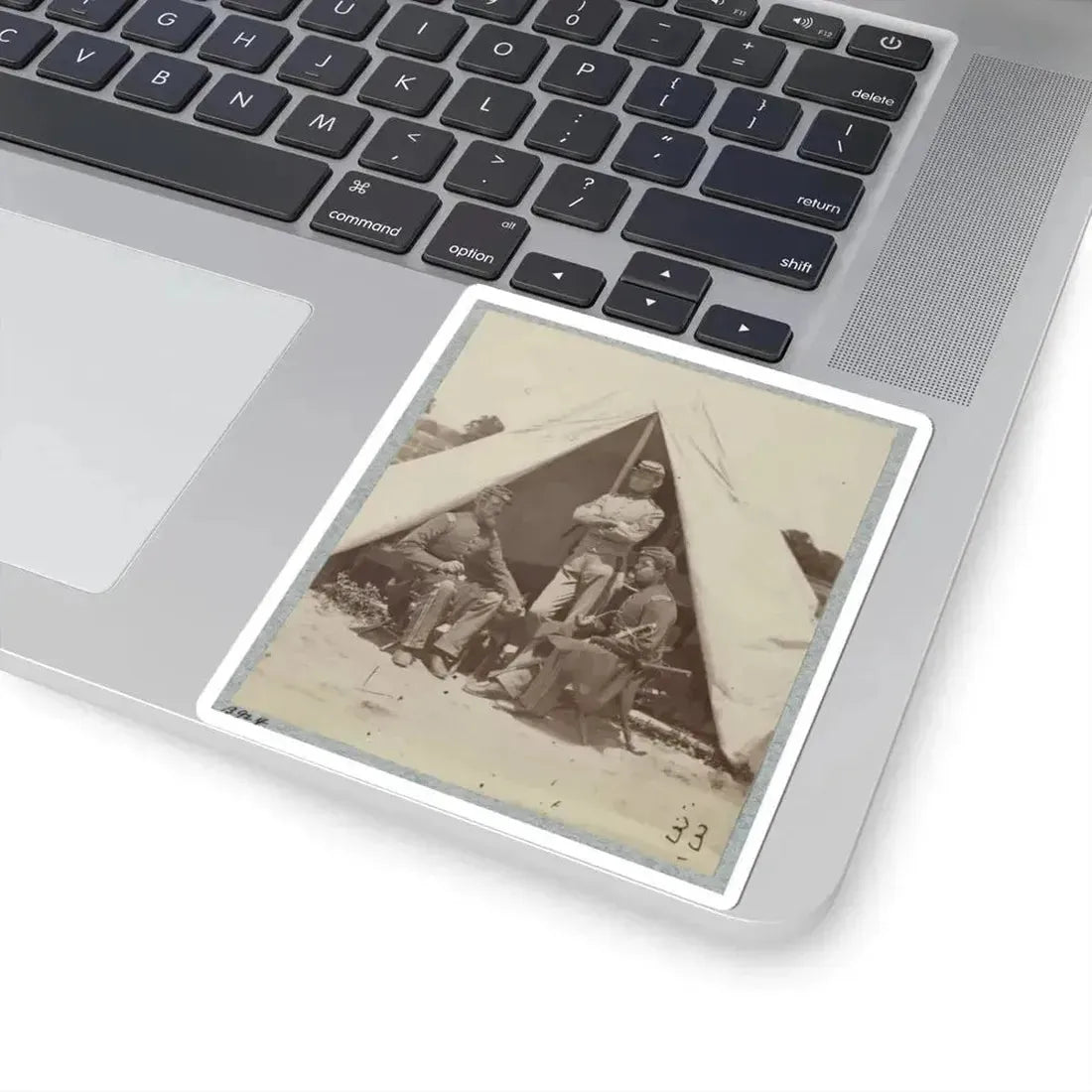 7Th New York State Militia, Camp Cameron, D.C., 1861 027 (U.S. Civil War) STICKER Vinyl Kiss-Cut Decal - The Sticker Space