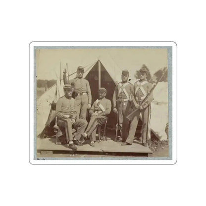 7th New York State Militia, Camp Cameron, D.C., 1861 029 (U.S. Civil War) STICKER Vinyl Die-Cut Decal White Die-Cut 6 Inch - The Sticker Space