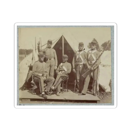 7Th New York State Militia, Camp Cameron, D.C., 1861 029 (U.S. Civil War) STICKER Vinyl Kiss-Cut Decal 2 Inch White - The Sticker Space