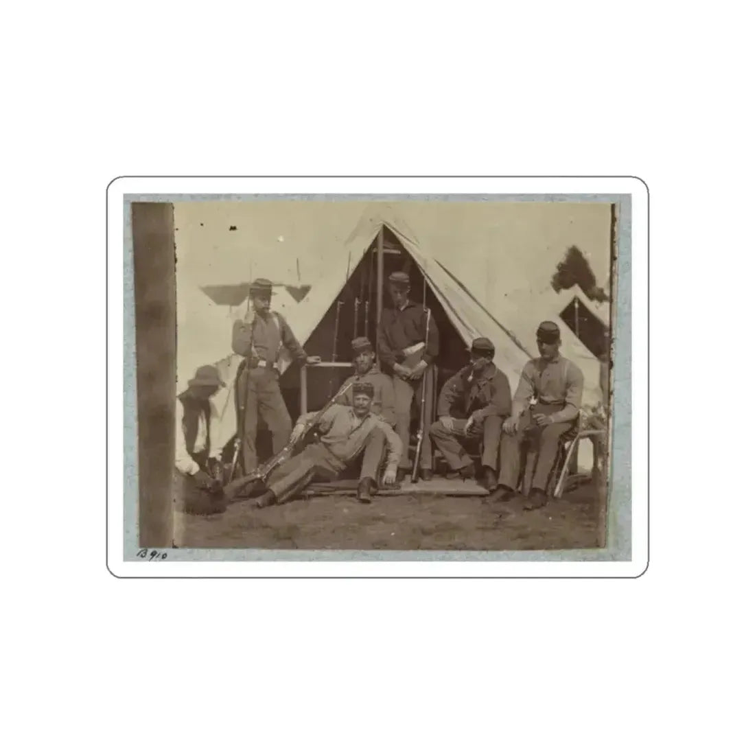 7th New York State Militia, Camp Cameron, D.C., 1861 030 (U.S. Civil War) STICKER Vinyl Die-Cut Decal White Die-Cut 2 Inch - The Sticker Space