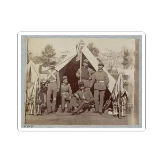 7Th New York State Militia, Camp Cameron, D.C., 1861 032 (U.S. Civil War) STICKER Vinyl Kiss-Cut Decal 2 Inch White - The Sticker Space
