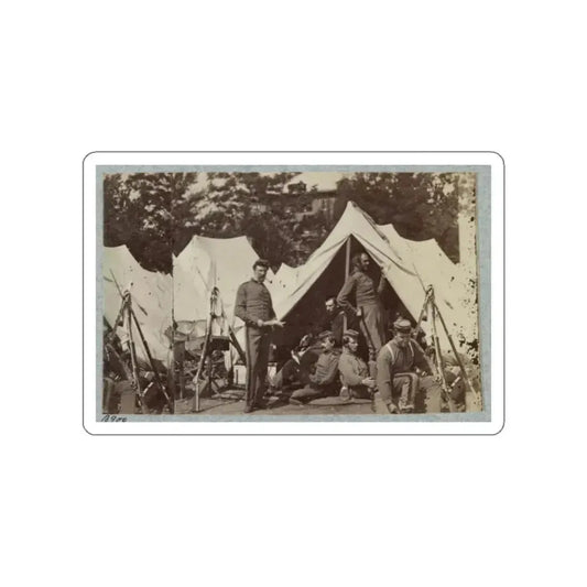 7th New York State Militia, Camp Cameron, D.C., 1861 033 (U.S. Civil War) STICKER Vinyl Die-Cut Decal White Die-Cut 2 Inch - The Sticker Space