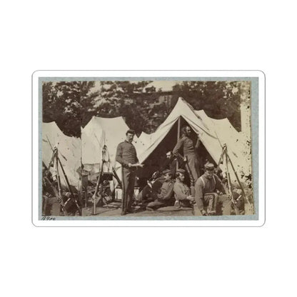 7Th New York State Militia, Camp Cameron, D.C., 1861 033 (U.S. Civil War) STICKER Vinyl Kiss-Cut Decal 3 Inch White - The Sticker Space