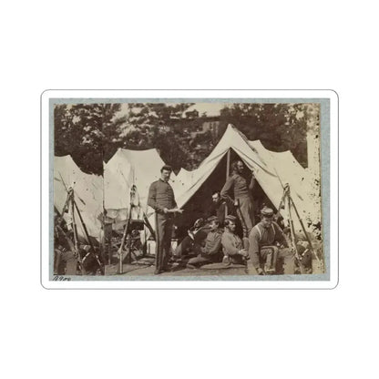 7Th New York State Militia, Camp Cameron, D.C., 1861 033 (U.S. Civil War) STICKER Vinyl Kiss-Cut Decal 6 Inch White - The Sticker Space