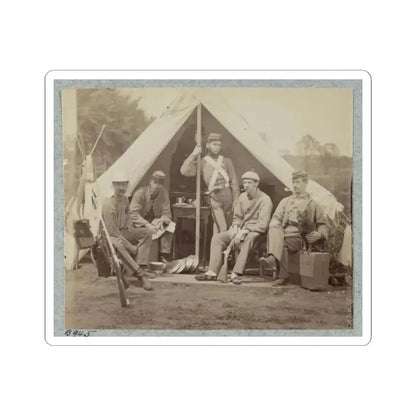 7Th New York State Militia, Camp Cameron, D.C., 1861 034 (U.S. Civil War) STICKER Vinyl Kiss-Cut Decal 4 Inch White - The Sticker Space