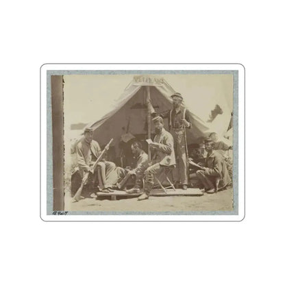 7th New York State Militia, Camp Cameron, D.C., 1861 035 (U.S. Civil War) STICKER Vinyl Die-Cut Decal White Die-Cut 5 Inch - The Sticker Space