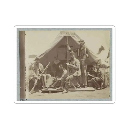 7Th New York State Militia, Camp Cameron, D.C., 1861 035 (U.S. Civil War) STICKER Vinyl Kiss-Cut Decal 2 Inch White - The Sticker Space