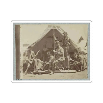 7Th New York State Militia, Camp Cameron, D.C., 1861 035 (U.S. Civil War) STICKER Vinyl Kiss-Cut Decal 3 Inch White - The Sticker Space