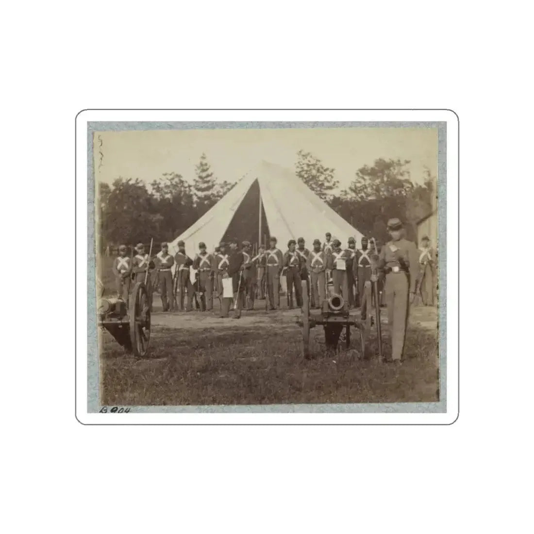 7th New York State Militia, Camp Cameron, D.C., 1861 036 (U.S. Civil War) STICKER Vinyl Die-Cut Decal - The Sticker Space