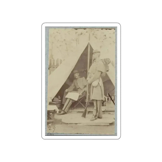 7th New York State Militia, Camp Cameron, D.C., 1861 038 (U.S. Civil War) STICKER Vinyl Die-Cut Decal White Die-Cut 2 Inch - The Sticker Space
