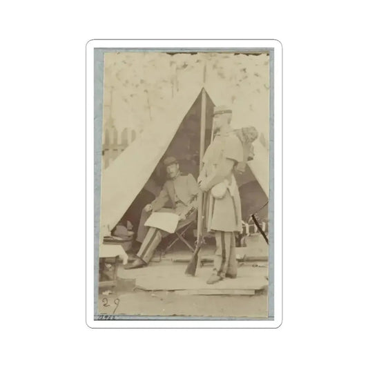 7Th New York State Militia, Camp Cameron, D.C., 1861 038 (U.S. Civil War) STICKER Vinyl Kiss-Cut Decal 2 Inch White - The Sticker Space