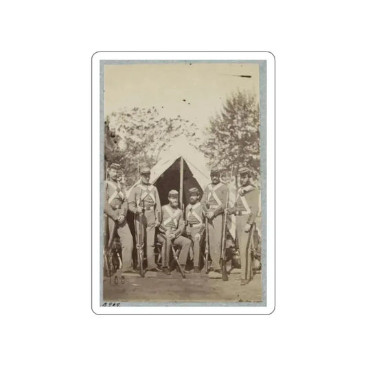 7th New York State Militia, Camp Cameron, D.C., 1861 039 (U.S. Civil War) STICKER Vinyl Die-Cut Decal White Die-Cut 2 Inch - The Sticker Space